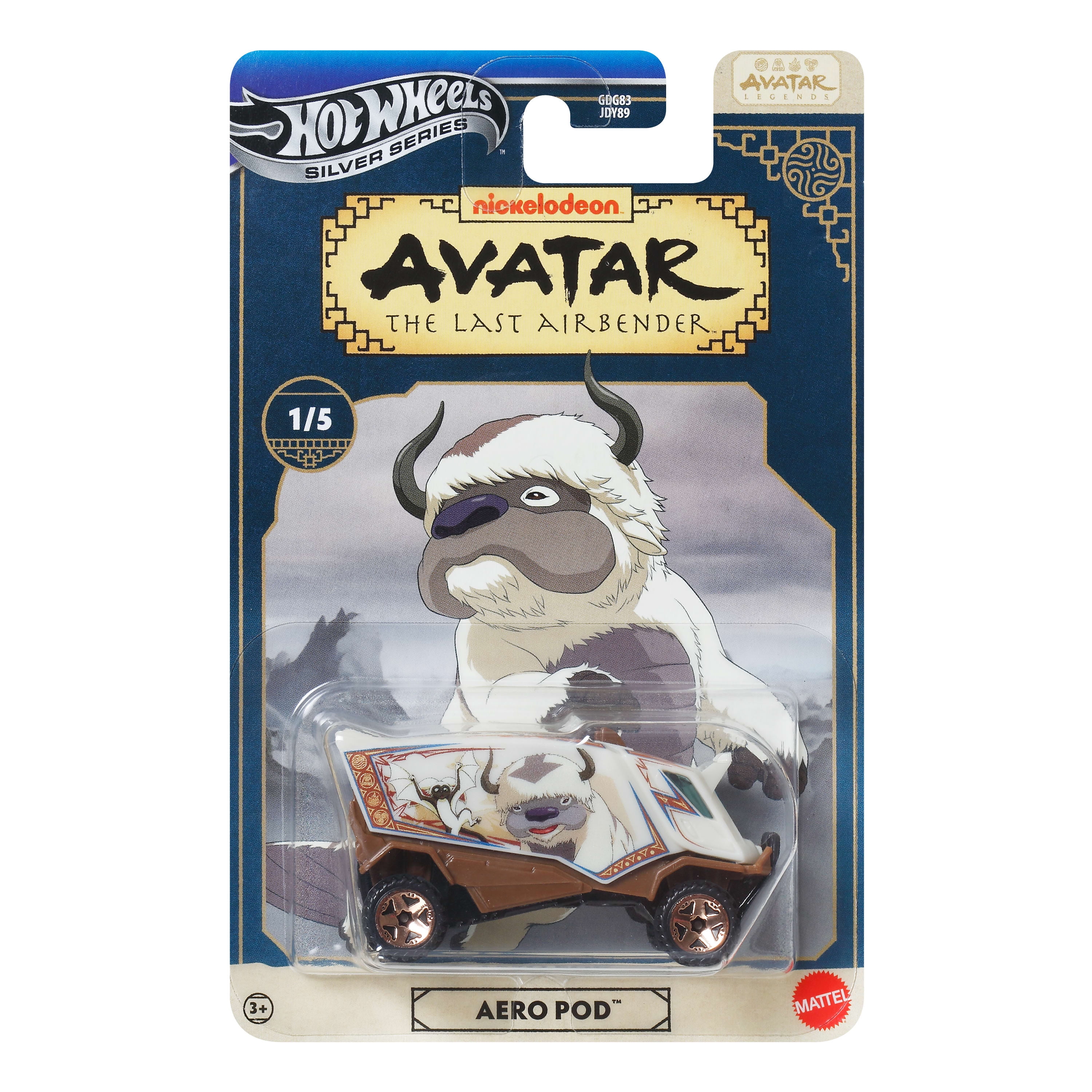Hot Wheels Avatar: The Last Airbender 1:64 Scale Die Cast Toy Car,-Aero-Pod - Exclusivité Walmart