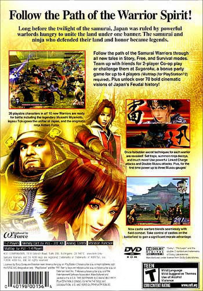 Usado: Jogo Samurai Warriors - PS2 em Promoção na Americanas