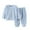 Baby Blue, variant on Esaierr Kids Toddler Baby Boys Girls Pajamas Outfits 2 Piece Fleece Pajamas Pj Set ,12M-8Y Kid Casual Loungewear Newborn Long Sleeved Thickened Sleepwear Set Outfit