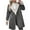 Dark Gray, variant on Lovskoo 2024 Women 2023 Winter Faux Suede Coats Fleece Shearling Lined Jacket Faux Fur Lapel Pockets Warm Fall Trendy Outerwear Coffee