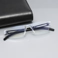 12 Pairs Men Women Rimless Reading Glasses Blue Light Blocking Unisex