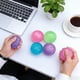 thumbnail image 4 of Uuiauoio Glitter Dumpling, Colorful Dumpling Stress Balls Fidget Sensory Toy, Dough Ball Stress Relief Hand Toy, Soft Squeeze Decompression Dough for Adults(1 pc random color), 4 of 6