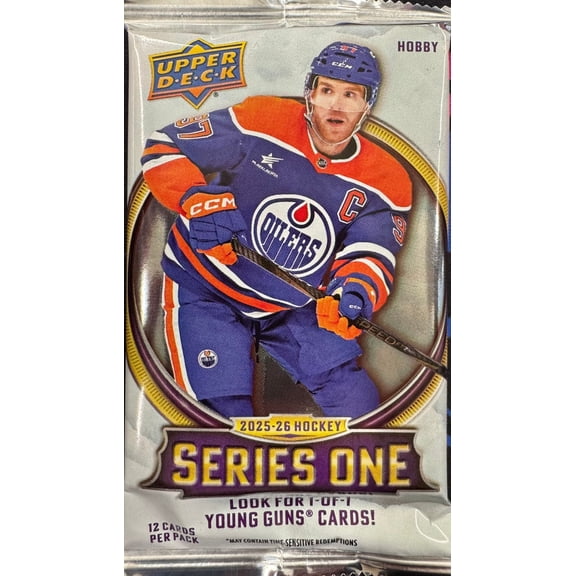 2025/26 Upper Deck Series 1 Hockey Hobby Pack