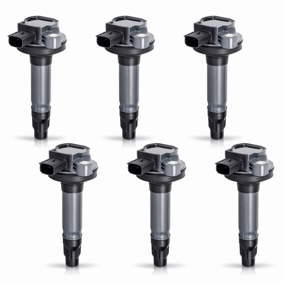 ISA Set of 6 Ignition Coil Pack for 3.5 3.7 V6 For Ford Mazda Edge Explorer F150 Taurus Flex Lincoln MKZ MKS MKX CX9 2007 2008 2009 2010 2011 2012 2013 2014 2015 2016 Coils Replacement for UF553 DG52