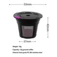 thumbnail image 4 of 2 Pcs Reusable Coffee Pods and Spoon for Keurig Coffee Capsule Machine Food Grade Pp Plastic Coffee, 4 of 5