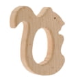 thumbnail image 3 of Forma de dibujos animados Anillos de dentición de madera Mordedores de bebé para masticar Entrenamiento de madera Ardilla Yuyangstore Colgante mordedor de madera, 3 of 8