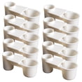 thumbnail image 4 of 10 dispensadores de agua de doble puerto para cacatúas, pollos y periquitos. Blanco, 4 of 8
