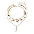 thumbnail image 1 of 3Pcs Bijoux Collier Perles Collier pour l'Année de Tous les Jours Porter, 1 of 8