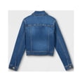thumbnail image 2 of Long Sleeve Women Casual Denim Coat Turn-Down Collar Crop Jacket Coat, 2 of 4