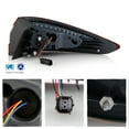 thumbnail image 2 of AKKON - Fits 2013 2014 2015 2016 Ford Fusion S | SE Sedan Models LED Red Tail Lamp Brake Light Outer Pair Driver + Passenger, 2 of 6