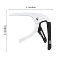 thumbnail image 2 of WASHWEPE Electric Guitar Capo White Metal Tone Modification 1 Set, 2 of 8
