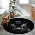 thumbnail image 5 of Round Rug 4ft Washable Circle Entryway Rugs Non Slip Area Rug Indoor Floor Carpet for Bedroom Kitchen Living Room Home Office Dining Room Nursery, 5 of 9
