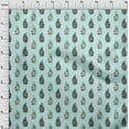thumbnail image 3 of oneOone Polyester Lycra Fabric Leaves & Floral Block Print Sewing Fabric BTY 56 Inch Wide, 3 of 4