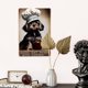 thumbnail image 5 of Letrero de hojalata "Good Day Start With Coffee" de 8 x 12 pulgadas, diseño retro de perro chef, para decoración de pared, para habitación, bar y tienda., 5 of 8