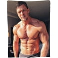 thumbnail image 2 of Alan Ritchson Blanket Bedding Fleece Blanket Soft Throw Blankets Lightweight Anti-Static Blanket - 3 Sizes, 2 of 5