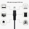 thumbnail image 5 of XISAOK USB to 5.5x2.1mm 3.5mm 4.0mm 4.8mm 6.4mm 5.5x2.5mm Charging Cable Cord for phone, 5 of 11