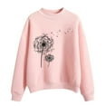 thumbnail image 2 of 50% Off Clearance Women'S Sweatshirts Autumn Winter O Neck Solid Color Prints Long Sleeve Pullover Sweatshirt, 2 of 4