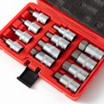 thumbnail image 4 of 12-Piece PC1/2 Rolling Flange Pressing Tool Set by Direct Manufacturer – Polished Chrome Finish, Pneumatic & Hardware Repair Tools, Convenient Red Plastic Case for Automotive & DIY Use, 4 of 6