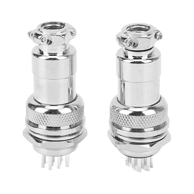 Conector de enchufe de aviación de 20 mm y 10 pines, adaptador de corriente eléctrica para maquinaria.