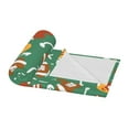 thumbnail image 5 of ZNDUO Cartoon American Football Art Pattern Pattern Thickening Blanket, Fluffy Soft Cozy Flannel Throw Blankets, 60"x50" Inches, 5 of 8
