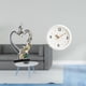thumbnail image 2 of Estatua de pareja,Figura de pareja besándose,regalo de boda moderno,Reloj de pared,Reloj de pared decorativo,moderno y elegante.,Reloj de pared redondo silencioso y sin tictac,regalo, 2 of 8