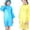 2 Pcs; Yellow & Blue, variant on Children Rain Ponchos Thicker Reusable Raincoat Rain Poncho Jacket Slicker for Boys and Girls [Yellow & Blue,2 Pcs]