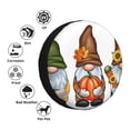 thumbnail image 4 of Naloa Gnomes In Autumn PVC Leather Spare Tire Wheel Cover Spare Tire Cover, for Car Truck SUV Camper Trailer Universal Fit(14-17in)-15 inch, 4 of 6