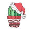 thumbnail image 1 of Pegatina de pared de animales de Navidad, gato, ciervo, Cactus, decoración de baño, inodoro, sala de estar, armario, refrigerador, decoración del hogar, T392 #, 1 of 4
