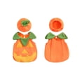 thumbnail image 2 of RUINIXCW Toddler Baby Girl Boy Halloween Pumpkin Costume Newborn Infant Baby Fall Halloween Outfit Sleeveless Top Hat Cosplay Party Dress Up Clothes, 2 of 9