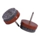 thumbnail image 1 of Protectores De Suelo Para Patas De Mesa Y Sillas Con Clavos, Tobogán De Fieltro Marrón Y Para Protección De Alfombras Y Suelos De Muebles [hogar Y Oficina], 1 of 7