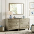 thumbnail image 6 of Farmhouse Dresser for Bedroom with 3 Drawers, Kids Dressers with Wood Closet Storage Organizer, Small Dressers for Hallway, Living Room, Beige, 6 of 7