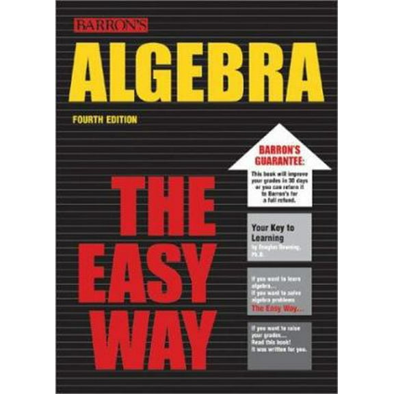 Pre-Owned Algebra the Easy Way (Barron's Easy Series) (Paperback) 0764119729 9780764119729