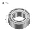 thumbnail image 3 of Unique Bargains 3/16' I.D. 3/8' OD 1/8' Thick Bearing Accessory Kit Top Mounted for Router Bit (#5-40 x 3/8' Screws) 6 Pack, 3 of 4