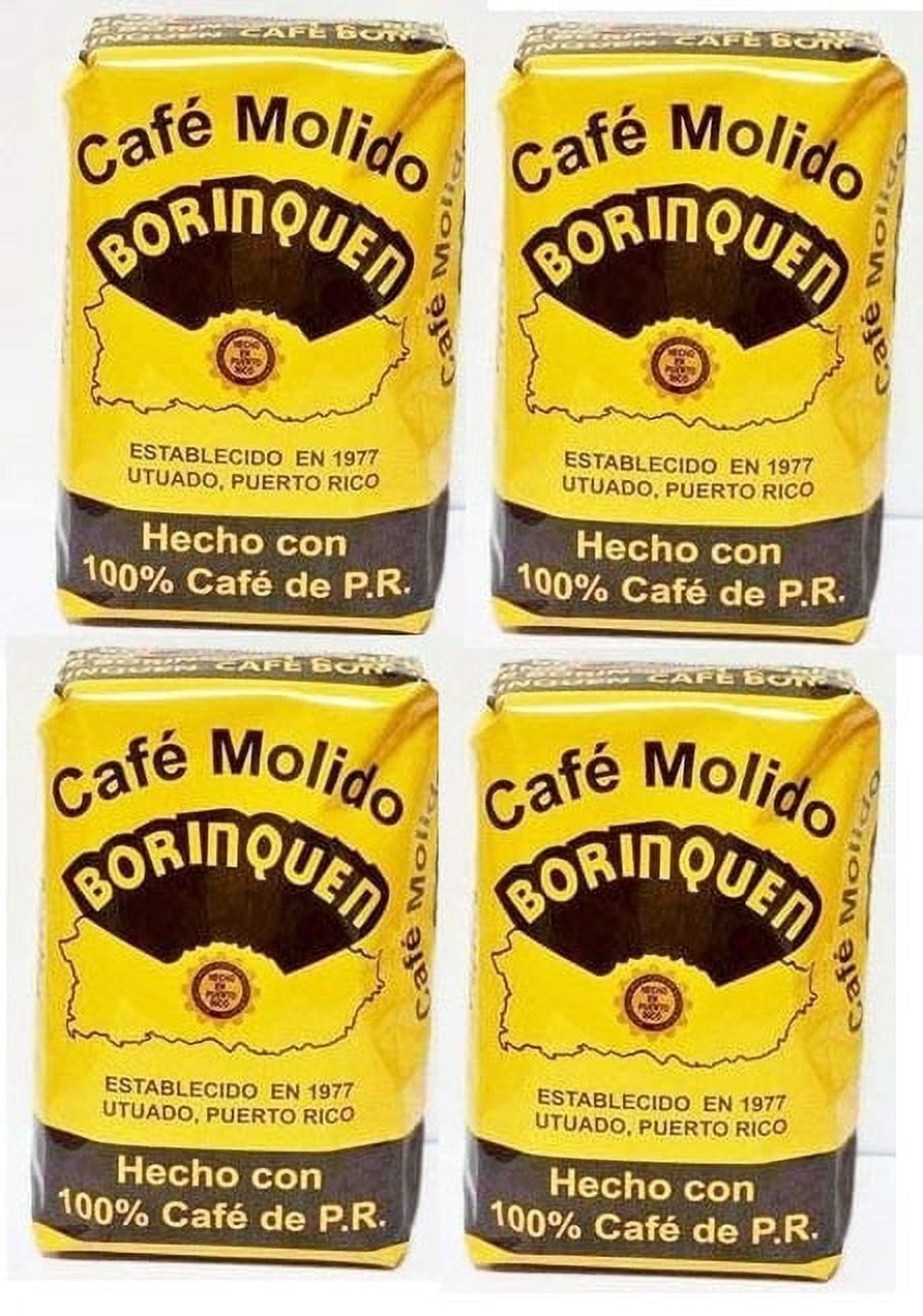 Cafe Borinquen - Puerto Rican Ground Coffee - 2 pounds VALUE PACK (4 - 8 0z Packs)