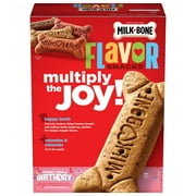 Milk Bone Flavor Snacks Large Dog Biscuits, Flavored Crunchy Dog Treats, 60 oz