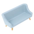 thumbnail image 4 of YOSADIER Miniature Plastic Sofa Couch for Dollhouse, Small Scale Doll Furniture Accessory, 1 Set Miniature Dollhouse Furniture, 4 of 8