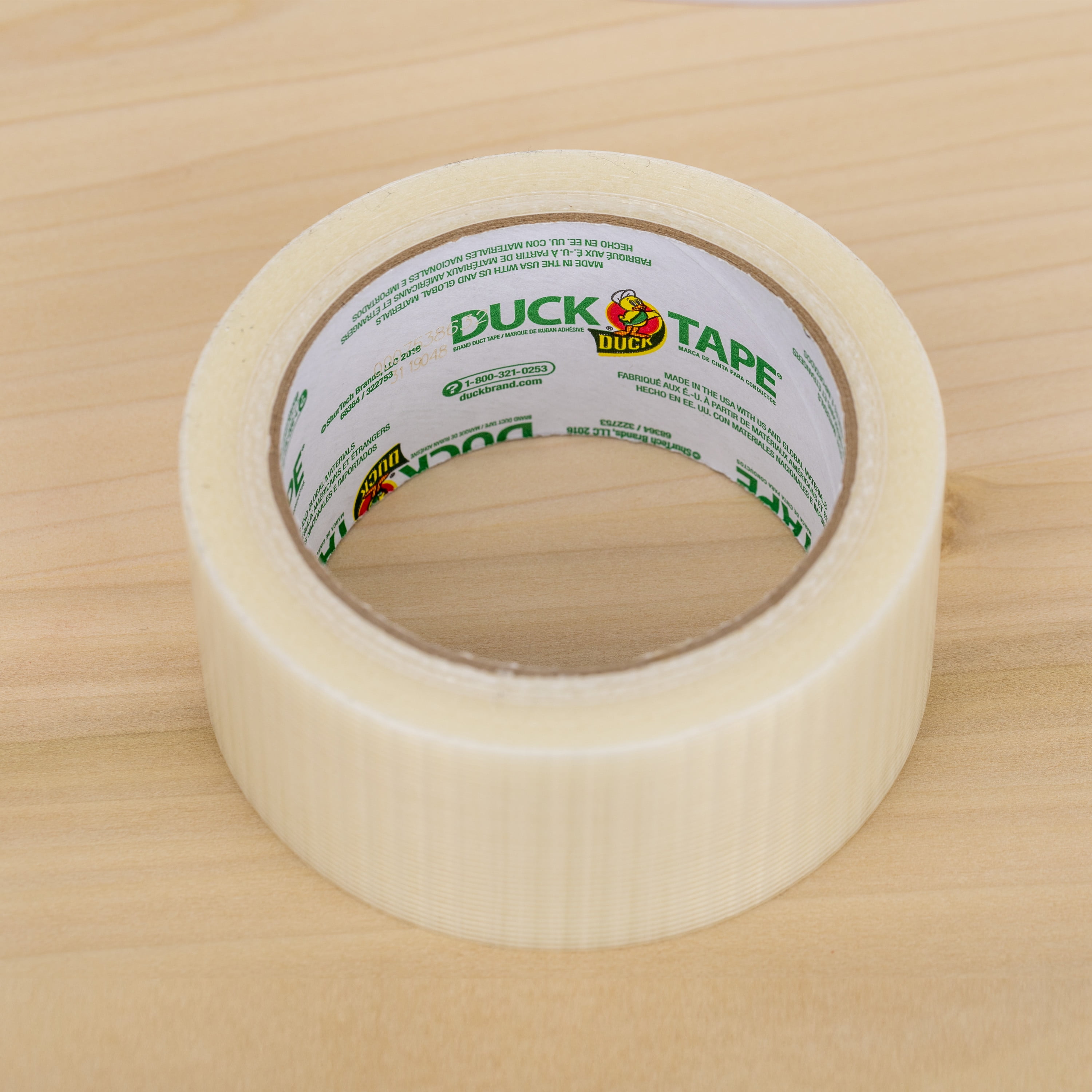 Duck Brand 241414 Single Roll Transparent Duct Tape, 1.88 x 20 yd, Clear