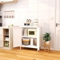 thumbnail image 3 of Bathroom Floor Cabinet,Storage Cabinet with Adjustable Shelf,Modern Freestanding Organizer,Farmhouse Buffet Sideboard,Accent Cabinets for Bathroom,Kitchen,Entryway, 3 of 8