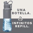 thumbnail image 3 of Termo Acero Inoxidable Buffer Flask Cool Grey Antigoteo Hermético 700 ml 24 Oz, 3 of 8