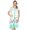 Green Circles, variant on Womens Nightgowns Sleepwear Soft Pajama Dress Nightshirts