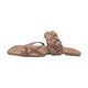 thumbnail image 2 of Pantuflas de playa informales para mujer, con punta abierta, tejidas, con fondo plano y punta cuadrada Wmkox8yii ytu3553, 2 of 3