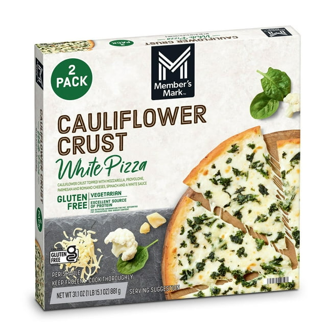 Member's Mark Cauliflower Crust White Pizza, 15.5 oz., 2 pk.