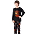 thumbnail image 2 of Beezizac Pajamas For Little Big Boys Cool Black Basketball Long Sleeve 2-PC Cozy PJ Set Kid Size 14, 2 of 8