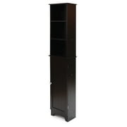Contemporary Country Tall Floor Shelf with Lower Cabinet