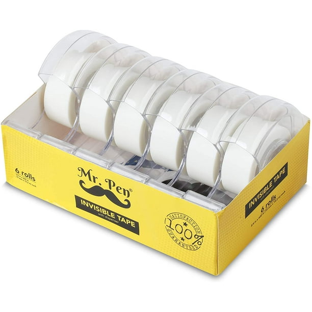 Mr. Pen Tape, Tape Dispenser, Pack of 6, Tape Refill, Office Tape