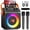 T35-T, variant on JAUYXIAN Karaoke Machine for Kids  Adult, Karaoke Machine with 2 Mirophone, Portable Bluetooth Speaker with Dj Lights for Party