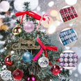 thumbnail image 2 of Christmas Tree Decorations Ornament Set, 2.36 Shatterproof Christmas Tree Decoration, Vintage Xmas Ball Ornament, Hanging Xmas Holiday Party Decor, 2 of 10