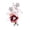 Red, variant on SmartBy Elegant Women Rhinestone Flower Enamel Brooch Pin Cardigan Scarf Corsage Jewelry