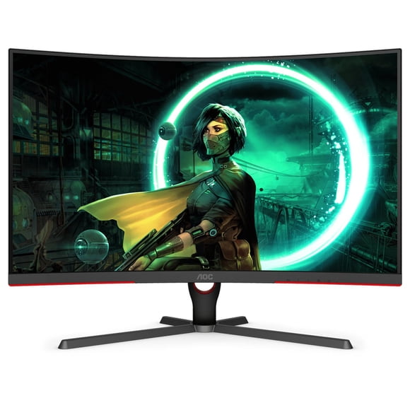 Monitor Gamer Curvo 31.5 AOC 1ms 165Hz Full HD VA WLED HDMI FreeSync negro
