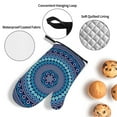 thumbnail image 3 of Pofeuu Dot Painting Print Oven Mitts and Pot Holders 4 pcs Set,High Heat Resistant 500 Degree Extra Thicken Long Kitchen Cotton Oven Glove for Cooking, 3 of 6